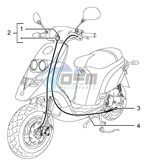 Transmissions-rear brake-speedometer (kms)