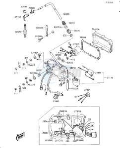 JS 300 A [300 SX] (A1-A5) [300 SX] drawing IGNITION SYSTEM-- JS300-A2- -