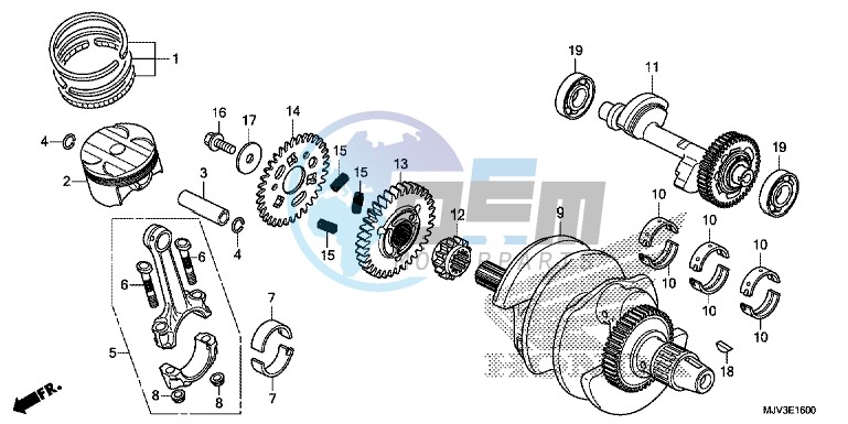 CRANKSHAFT/ PI STON