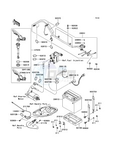 JET SKI STX-12F JT1200D7F FR drawing Electrical Equipment