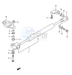 GSX-R1100 (E28) drawing STEERING DAMPER