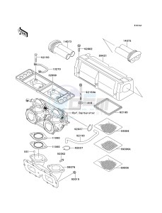 JS 750 B [750 SXI] (B1-B3 B3 CAN ONLY) [750 SXI] drawing FLAME ARRESTER-- JS750-B2_B3- -