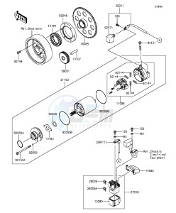 Z1000SX ZX1000LGF FR GB XX (EU ME A(FRICA) drawing Starter Motor