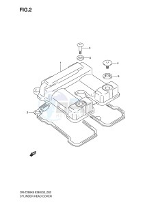 DR-Z250 (E28-E33) drawing CYLINDER HEAD COVER