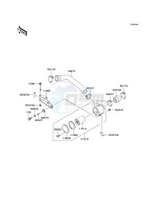 KAF 620 C [MULE 2500] (C1-C5) [MULE 2500] drawing OPTIONAL PARTS-- AIR CLEANER-BEL CON- -