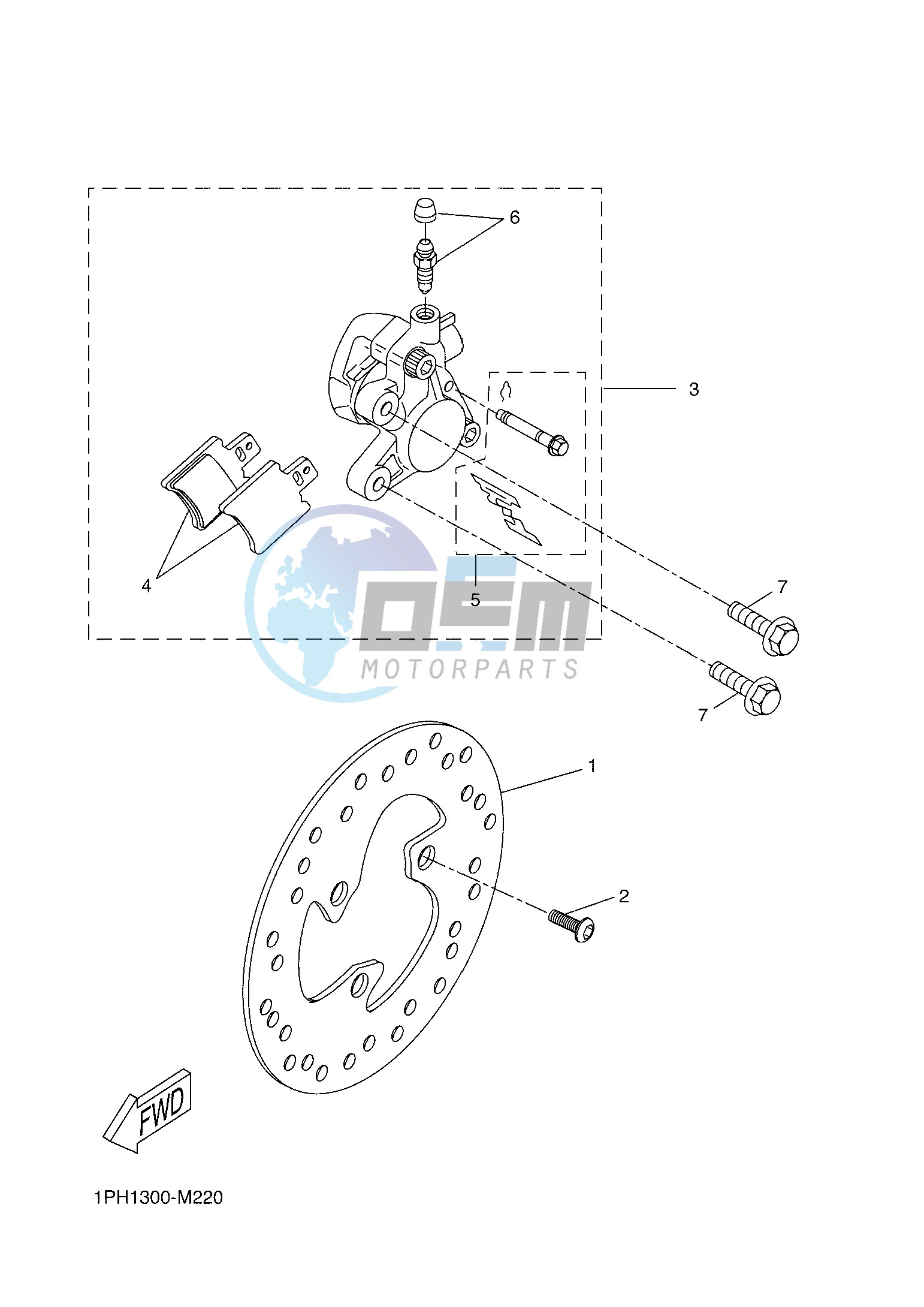 FRONT BRAKE CALIPER