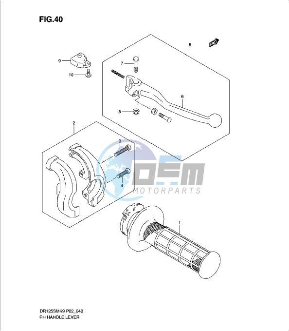 RIGHT HANDLE LEVER