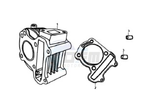 ORBIT 50 25KMH drawing CYLINDER / GASKETS