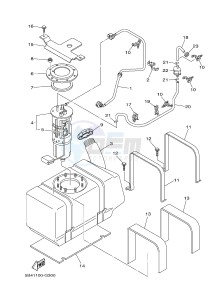 YXR700F YXR7FB RHINO 700 (1RB2 1RB3 1RB4 1RB5) drawing FUEL TANK