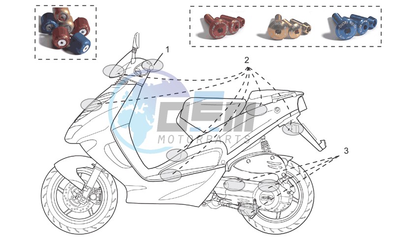 Acc. - Cyclistic components