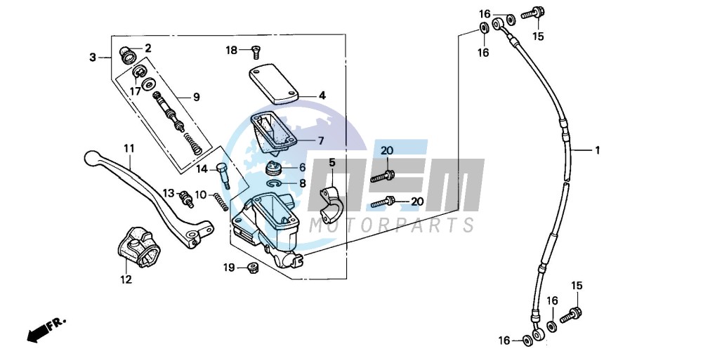 FR. BRAKE MASTER CYLINDER (2)