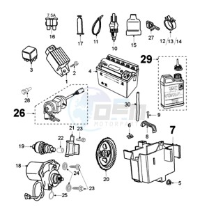 LUDIX 14 REP drawing ELECTRIC PART