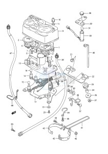 TS200R (E28) drawing SPEEDOMETER