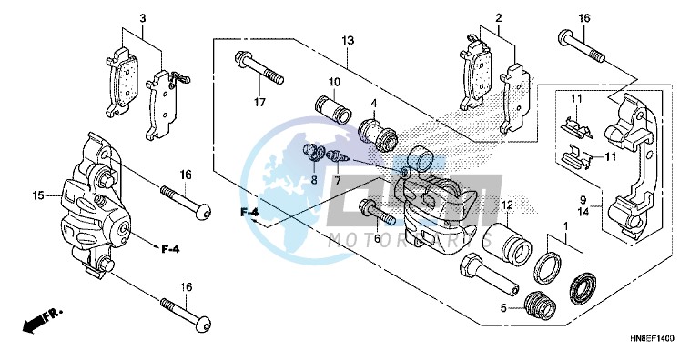 FRONT BRAKE CALIPER