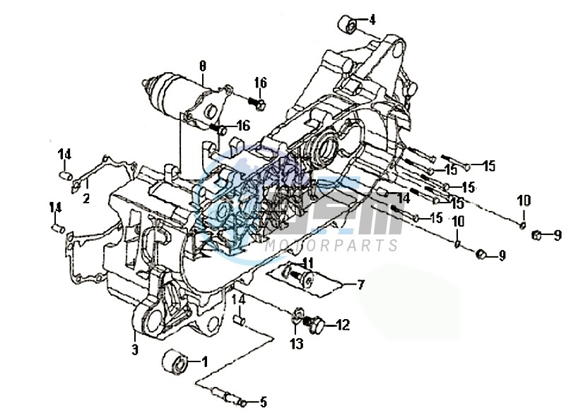 CRANKCASE COVER LEFT