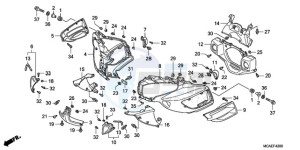 GL18009 BR / AB - (BR / AB) drawing COWL