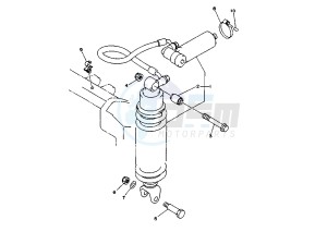 TRX 850 drawing REAR SUSPENSION