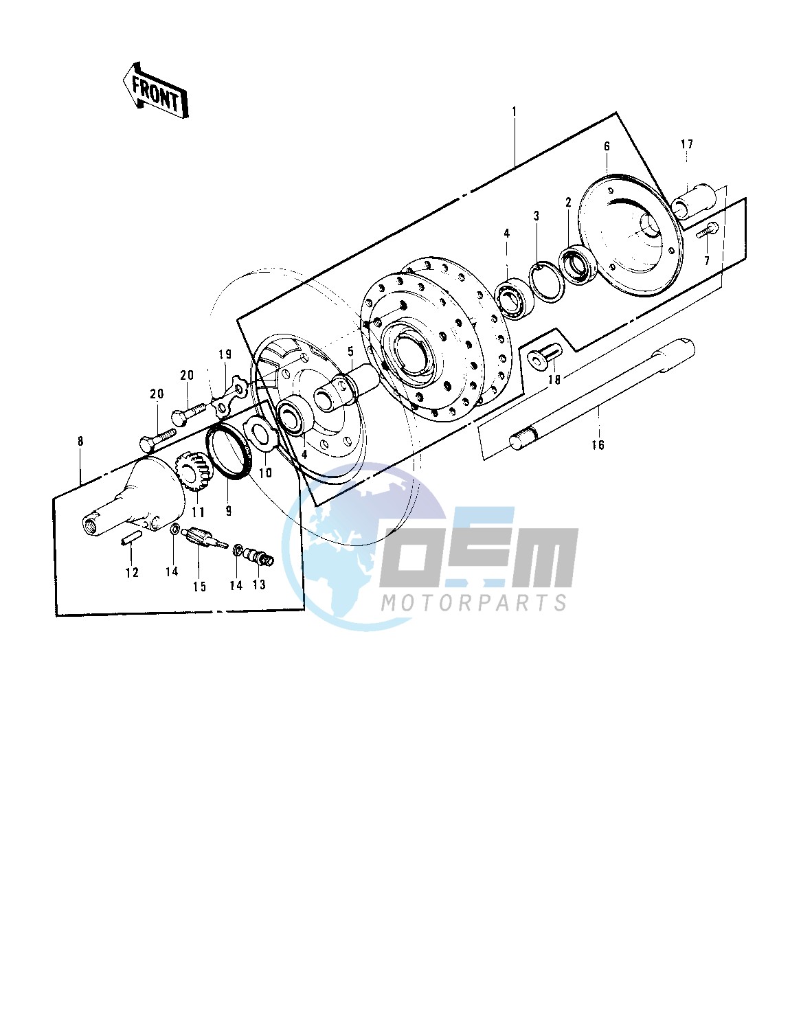 FRONT HUB