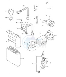 DF 115 drawing PTT Switch Engine Control Unit (2004 & Newer)