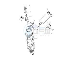 YZF R 750 drawing REAR SUSPENSION