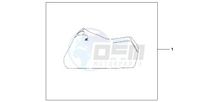 VFR1200FB drawing INDOOR CYCLE COVER