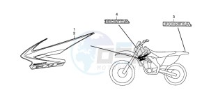 CRF250X drawing MARK (CRF250X8)