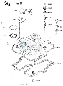 EN 450 A [454 LTD] (A1-A5) [454 LTD] drawing CYLINDER HEAD COVER