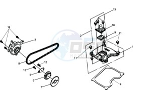 QUADRAIDER 600 drawing CYLINDER HEAD COVER / SIDE COVER