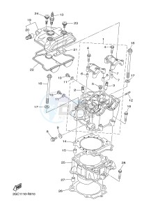 WR450F (2GC2 2GC3 2GC4 2GC4) drawing CYLINDER