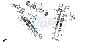 TRX300EX FOURTRAX 300 EX drawing CAMSHAFT