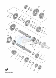 YZF600W YZF-R6 (BN6V) drawing TRANSMISSION