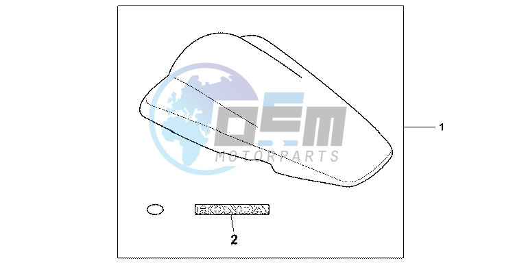 REAR SEAT COWL