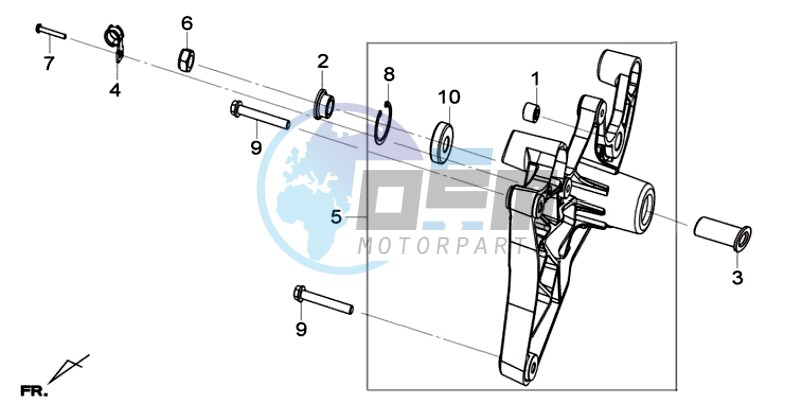 REAR FORK - REAR SUSPENSION