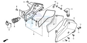 SFX50S drawing AIR CLEANER