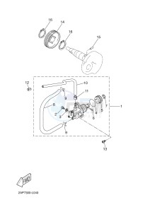 YN50 NEO'S (2APD 2APD 2APD) drawing OIL PUMP