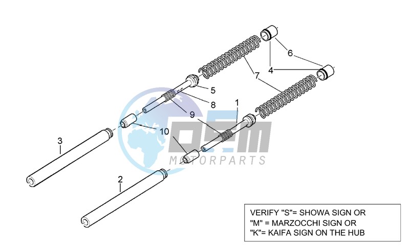 Front fork - Sleeves