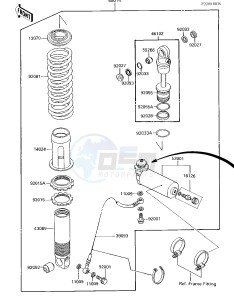 KXT 250 B [TECATE] (B1) [TECATE] drawing SHOCK ABSORBER