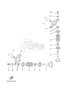 TT-R125 TT-R125LW (2CP6) drawing VALVE