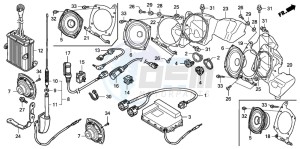 GL1800A drawing RADIO (3) (AIRBAG)