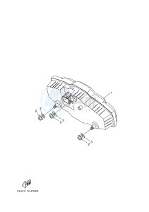 YXE700 YXE70WPAJ WOLVERINE R (B3D5) drawing METER