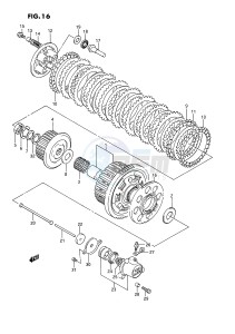 GSX1100 (E2) drawing CLUTCH