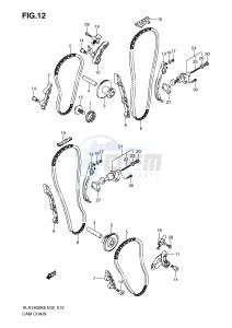 VLR1800 (E2) drawing CAM CHAIN