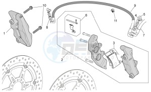 Tuono V4 1100 Factory USA-CND (NAFTA) (CND, USA) drawing Front brake caliper