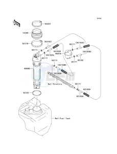 JT 1200 D [STX-12F] (D6F-D7F) D6F drawing FUEL PUMP