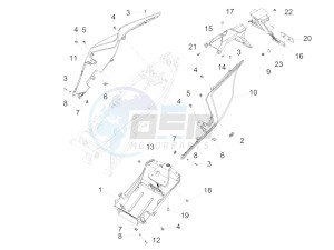 RS 125 4T E4 ABS (EMEA) drawing Rear body