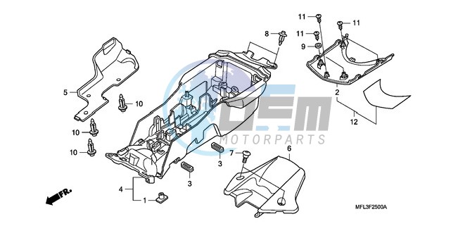 REAR FENDER (CBR1000RR)