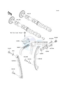 JT 1200 D [STX-12F] (D6F-D7F) D7F drawing CAMSHAFT-- S- -_TENSIONER