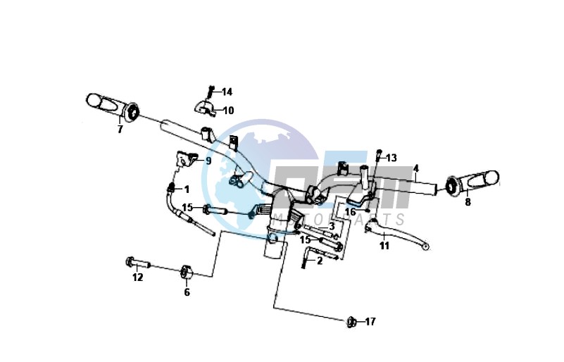 HANDLEBAR / BRAKE LEVERS /CABLES