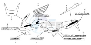 CB1300SA CB1300SUPERBOLD'OR drawing MARK (CB1300S/SA)