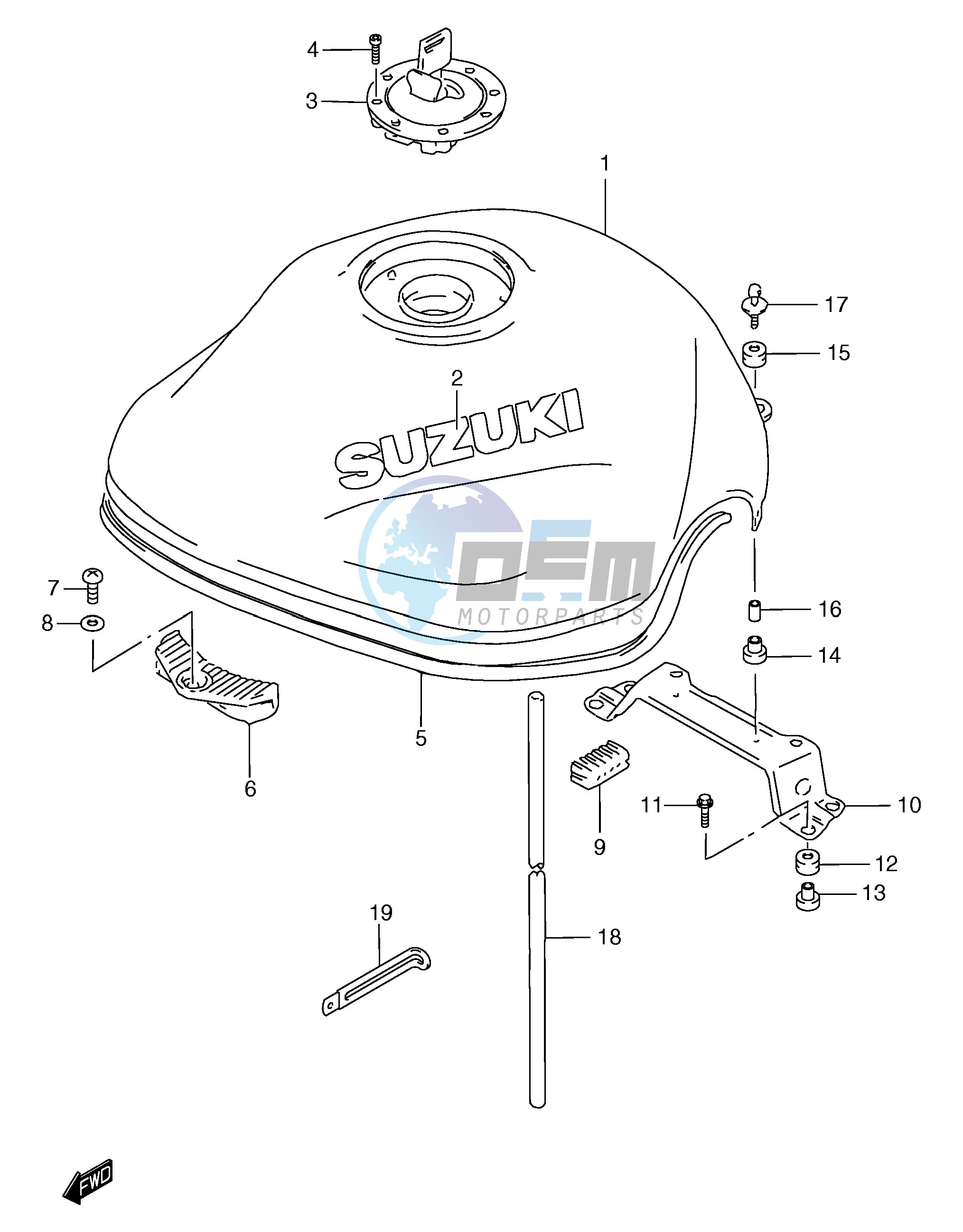 FUEL TANK (MODEL Y)